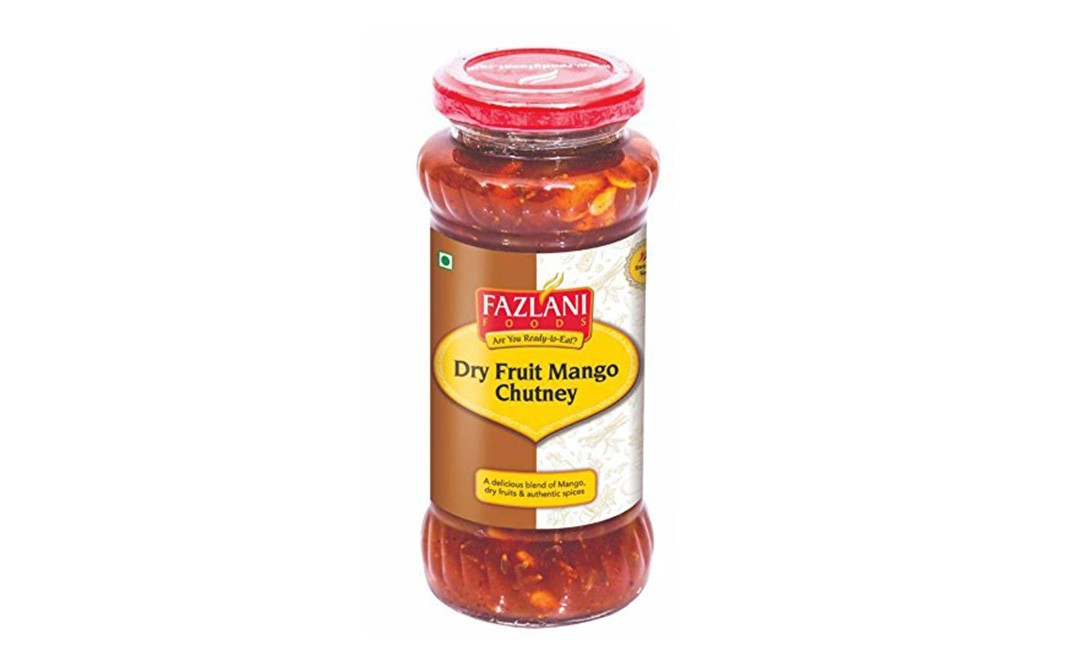 Fazlani Foods Dry Fruit Mango Chutney    Glass Jar  350 grams